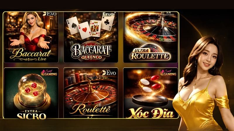 Go88 live casino chân thực như sòng bài Las Vegas với dàn Dealer người thật 