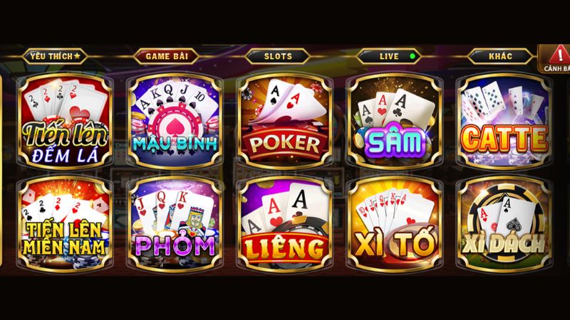 Sảnh game bài Go88 xanh chín với đầy đủ trò chơi hấp dẫn